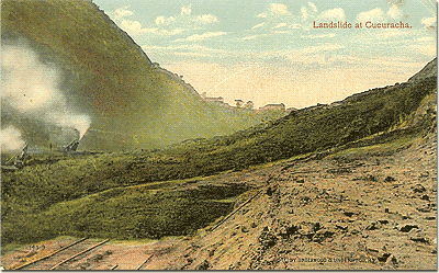Landslide at Cucuracha